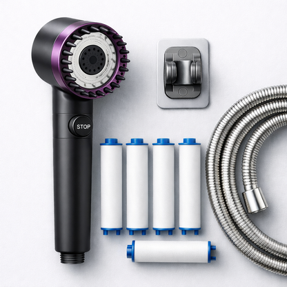 Bluorya™ Filtered High-Pressure Shower Head