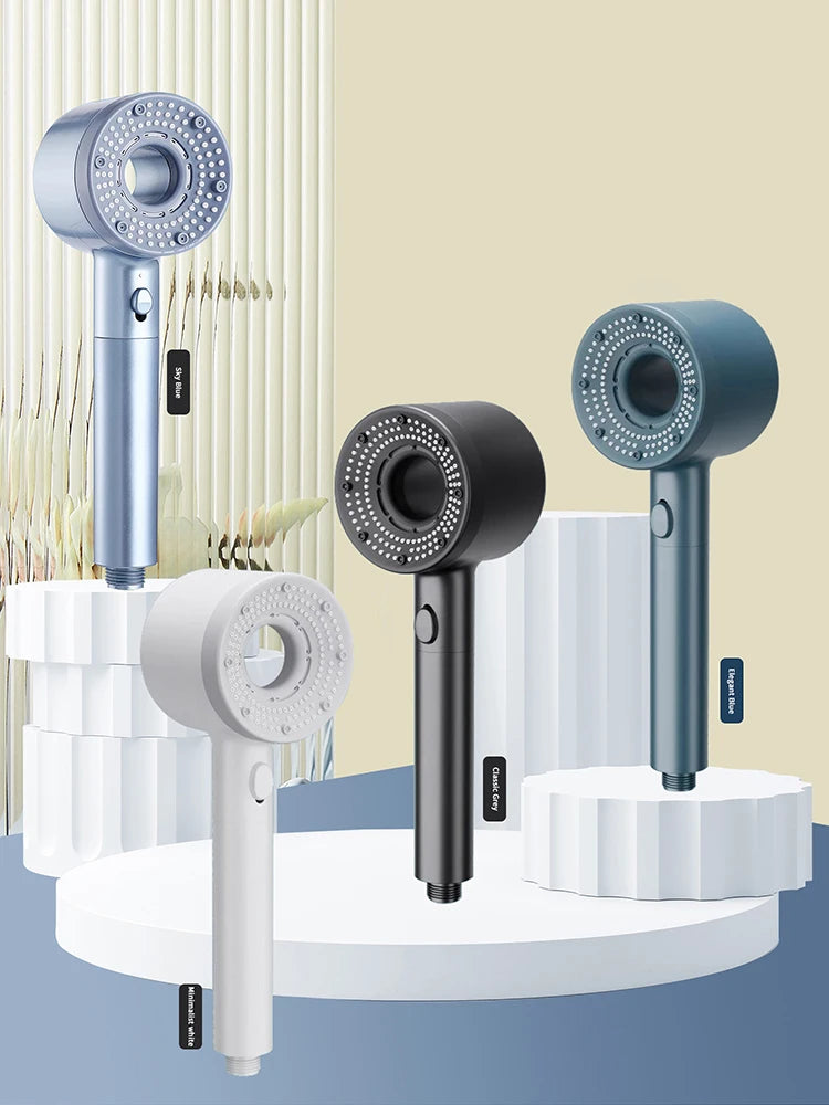 Hand Shower High Pressure Handheld Shower 5 Models Universal Adaptation Bathroom 