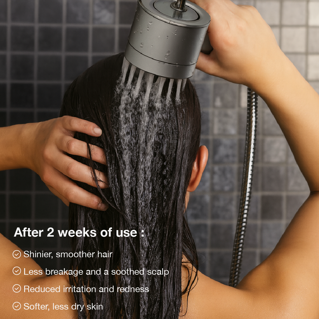 Bluorya™ Filtered High-Pressure Shower Head